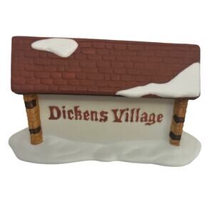 Dept 56 Dickens Village Dickens Village Sign
